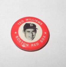 VINTAGE TED WILLIAMS RED SOX SOUVENIR STADIUM ADVERTISING PIN BUTTON PINBACK picture