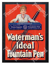 Historic Waterman's Ideal Fountain Pen, c.1905 Advertising Postcard picture