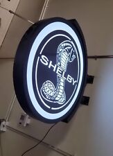 Officially licensed Metal Black Shelby Backlit LED Light 24x24” picture
