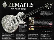 Tony Zemaitis TerZetto S22 ST 3S White Pearl Guitar 8 x 11 advertisement 2006 ad picture