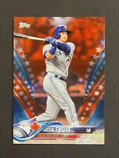 2018 Topps Series 1 Justin Smoak Independence Day #/76 Toronto Blue Jays picture