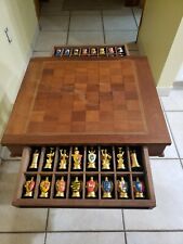 Rare Franklin Mint 1982 Royal Houses of Britain Heraldic Chess Set picture