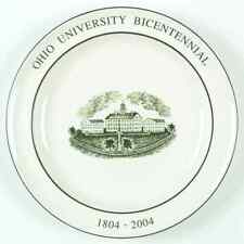 Wedgwood Ohio University Bicentennial Green Dinner Plate 5571996 picture