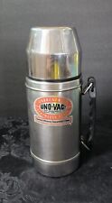Thermos Vintage UNO-VAC Unbreakable Stainless Steel Thermal Bottle Hot Cold 10