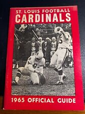1965 St. Louis Football Cardinals Official Guide NFL Football picture