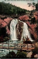Helen Hunt Jackson Falls North Cheyenne Canon CO. VTG Postcard Waterfalls picture