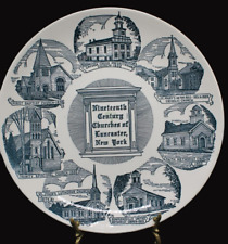 Vtg Lancaster New York Historic 19th Century Churches 10