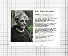Billy Blakey Low Cross Farm  Grassington Upper Wharfedale - 1971 Small Cutting picture
