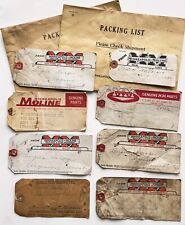 Vintage 10 Pc. Minneapolis Moline Shipping Tags Envelope Collectible Tractor￼ picture