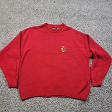 Vintage Anheuser Busch Sweatshirt Mens XL Red Long Sleeve Nutmeg Made In USA picture