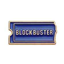 BLOCKBUSTER PIN Nostalgic Video Rental Store Enamel Lapel Brooch Retro 90s 1990s picture