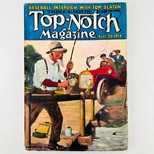 RARE PULP  TOP-NOTCH MAGAZINE - 1914 SEPT 30 - Vol. 18 No.6 - great cover art picture