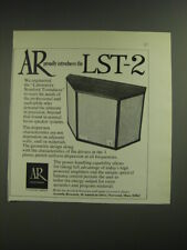1974 AR Acoustic Research LST-2 Speakers Ad - AR proudly introduces the LST-2 picture