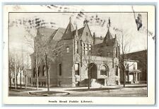 c1910's South Bend Public Library Exterior Building Indiana IN Vintage Postcard picture