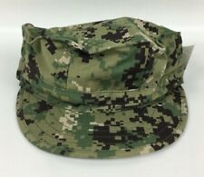US Navy NWU Type III AOR2 Woodland Uniform Hat Utility 8 Point Cap Cover- 7 3/4 picture