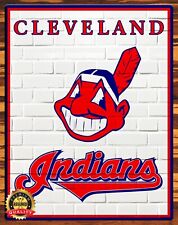 Cleveland Indians - Chief Wahoo - Rare - Metal Sign 11 x 14 picture