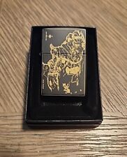 Windproof Lighter- Matte Black- Engraved Lighter -New- Map of Middle Earth picture