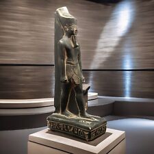Statue of King Menkaure Fourth Dynasty in Era of Ancient Egyptian antiquities BC picture