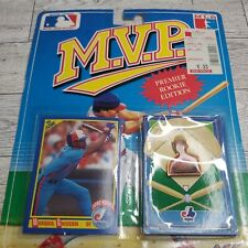 Marquis Grissom 1990 MVP Lapel Hat Pin Montreal Expos Vintage + Score Card VTG picture