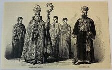 1885 magazine engraving ~ ARMENIAN ABBOT, ARCHDEACON picture