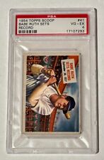 1954 Topps Scoop #41 Babe Ruth Sets Record PSA 4 - VG/EX picture