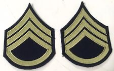WWII US NCO STAFF SERGEANT JACKET SLEEVE RANK CHEVRONS  picture