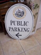 Rare Antique Original  Official Mount Dora Florida City Parking Sigh  40x24