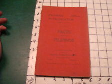 Original 1901 FACTS about the FILIPINOS; Progress in Pacification 1 #10; 119pgs picture