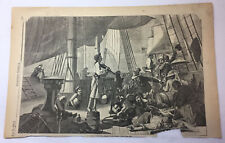 1861 magazine engraving~ 11x16 ~ THE PIRATES picture