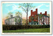 1927 Old Royal House Medford Massachusetts MA Vintage Posted Postcard picture