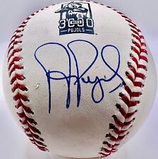 Cardinals Albert Pujols Signed 3000 Hit Baseball BAS Beckett Witnessed picture