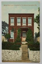 PA Lancaster House Built in Ten Hours Pennsylvania Postcard S15 picture