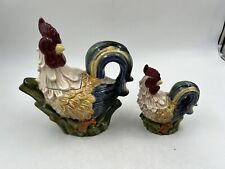 Pre-Owned Jay Import Ceramic 9in Rooster Teapot & Sugar Set DD02B28003 picture
