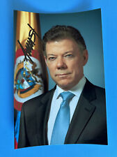 Juan Manuel Santos (2016 Nobel Peace Prize ) Hand Autographed Signed Photograph picture