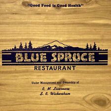 Original 1946 Blue Spruce Restaurant Menu Colorado Springs Military Insignia picture
