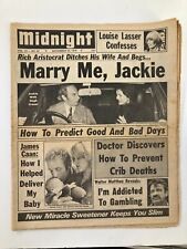 Midnight Tabloid November 22 1976 Vol 23 #22 Jackie Kennedy and Hugh Fraser picture