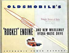 1952 OLDSMOBILE ROCKET ENGINE SALES BROCHURE ~ 6 PAGES ~ 8