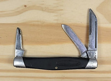Vintage Buck Knife 301 Stockman 3 Blade Pocket Knife, Missing Emblem, READ picture