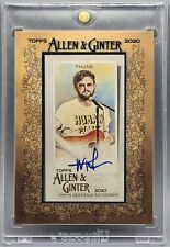 2020 Topps Allen & Ginter Mini Framed Auto MA-NT Nick Thune - Actor & Comedian picture