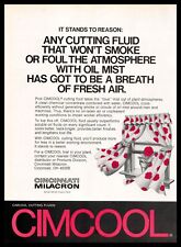 1976 Cincinnati Milacron Cimcool Cutting Fluids Blowing Curtains Plant Print Ad picture
