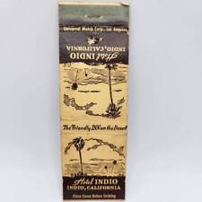 Vintage Matchcover Hotel Indio California 10-Strike picture