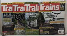 Trains: The Magazine of Railroading 2010 - Lot of (4) Lavishly Illustrated picture