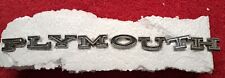 MOPAR Plymouth Hood Letter Emblems Vintage 1966 #2528974-81 PLYMOUTH VALIANT  picture