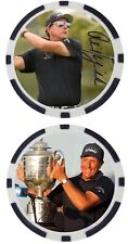 PHIL MICKELSON - PRO GOLFER LIV - NOVELTY / POKER CHIP **SIGNED** picture