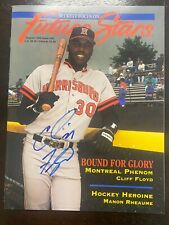Signed Magazine - CLIFF FLOYD - Beckett Future Stars August 1993 Issue #28 picture