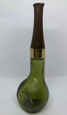 Avon Pipe Tai Winds After Shave Glass Bottles Vintage Empty - Green picture