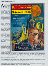 Ray Bradbury Fantasy and Science Fiction magazine SIGNED AUTOGRAPH + AFTAL COA picture