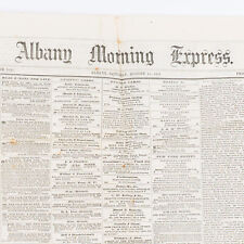 August 11, 1855 Albany Morning Express Newspaper - Story on Colt Revolver picture