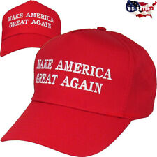 Red MAGA Make America Great Again President Donald Trump Hat Cap Embroidered USA picture