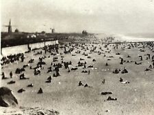 W3 Photograph Beachgoers Beach Scene Near Cliff House California 1919 picture